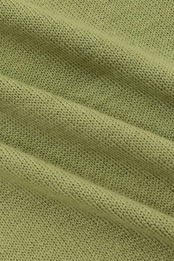 Knit Tie Wrap Shawl - Sage Olive