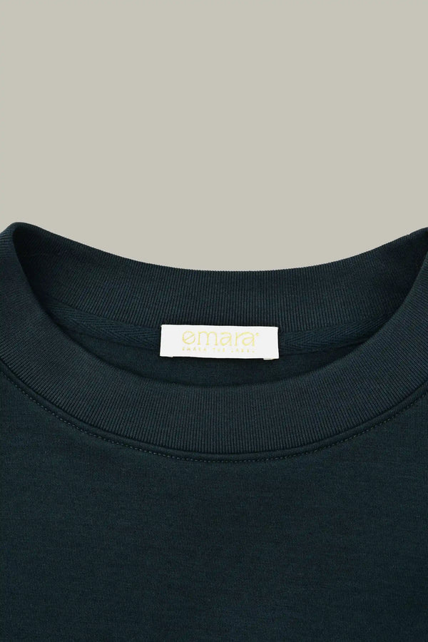 The Oversized Crewneck - Deep Forest