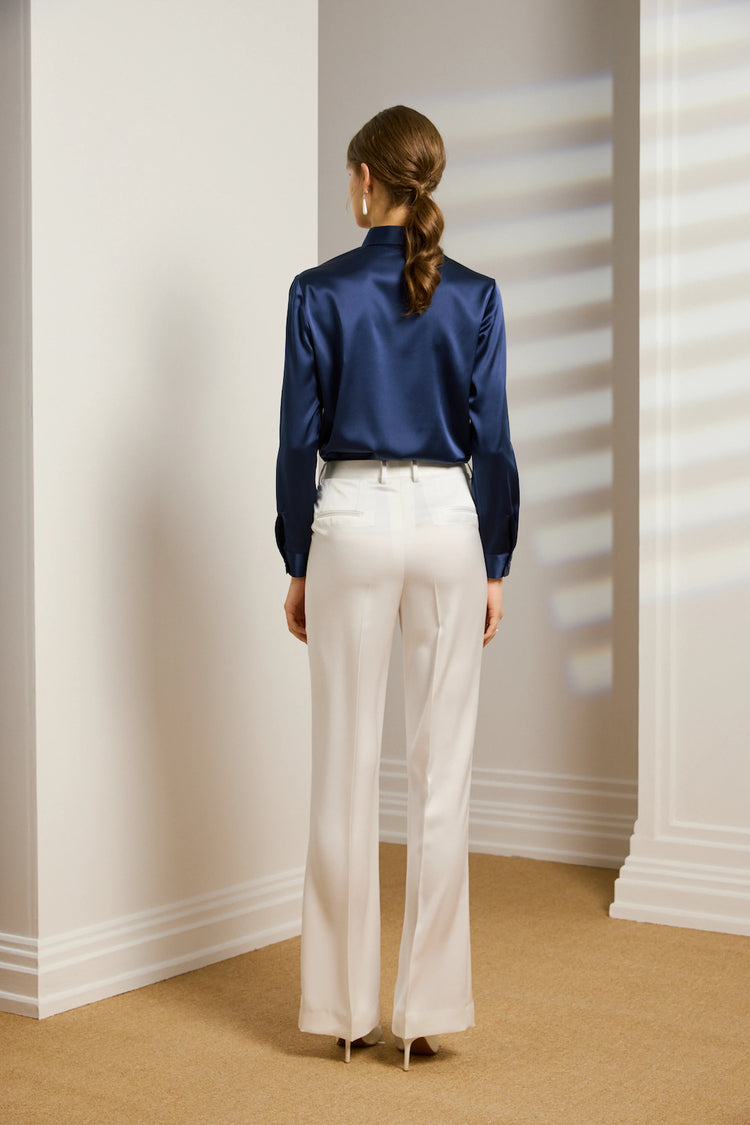 Women's Silk Dress Shirt