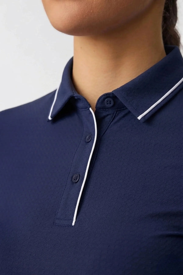 The Sculpt Golf Polo - Navy