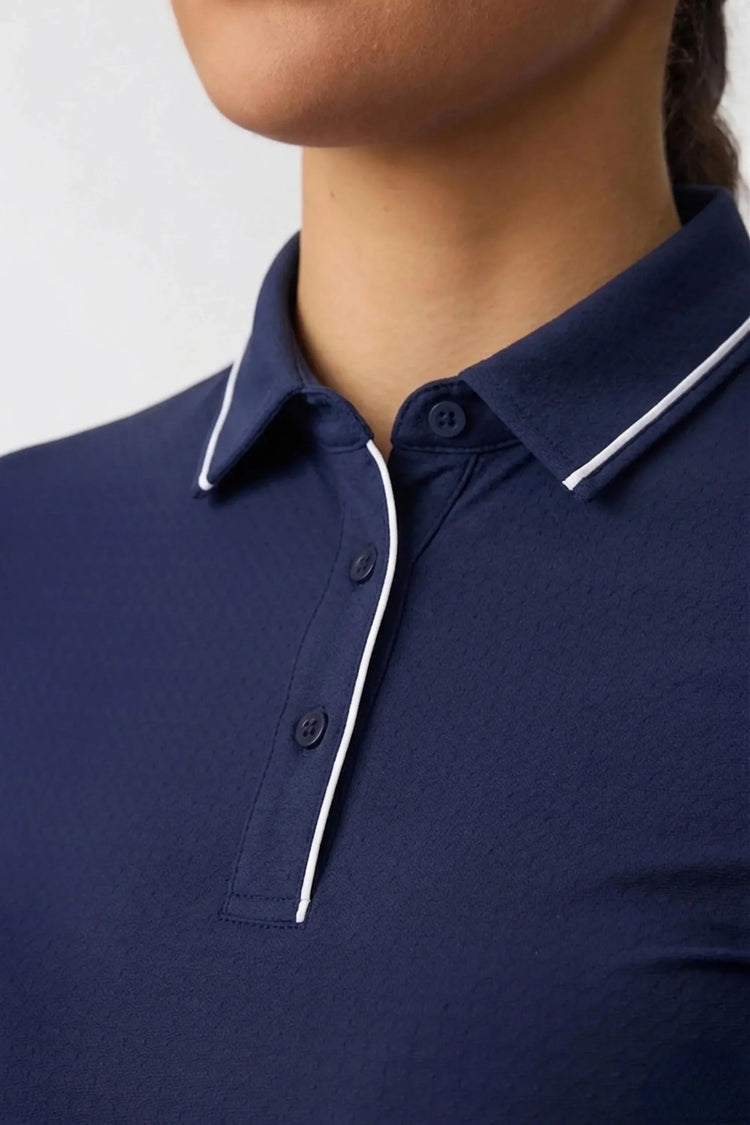 The Sculpt Golf Polo - Navy
