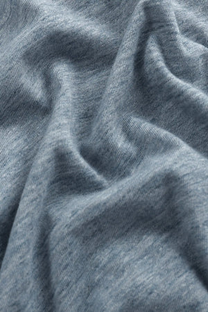 Men’s Modern Knit Henley Tee - Steel Blue