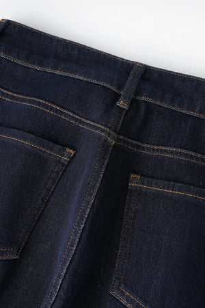 Straight Flare Denim – Deep Indigo