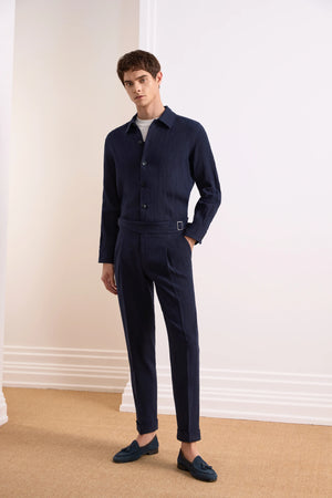 Men's Linen Overshirt