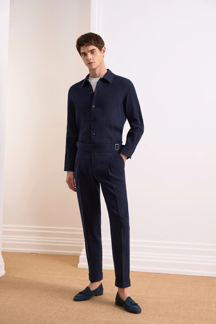 Men's Linen Overshirt