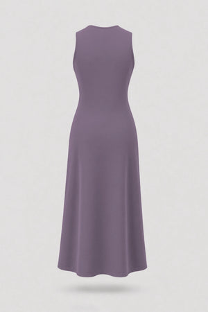 Cowl Neck Maxi Dress - Dusty Mauve