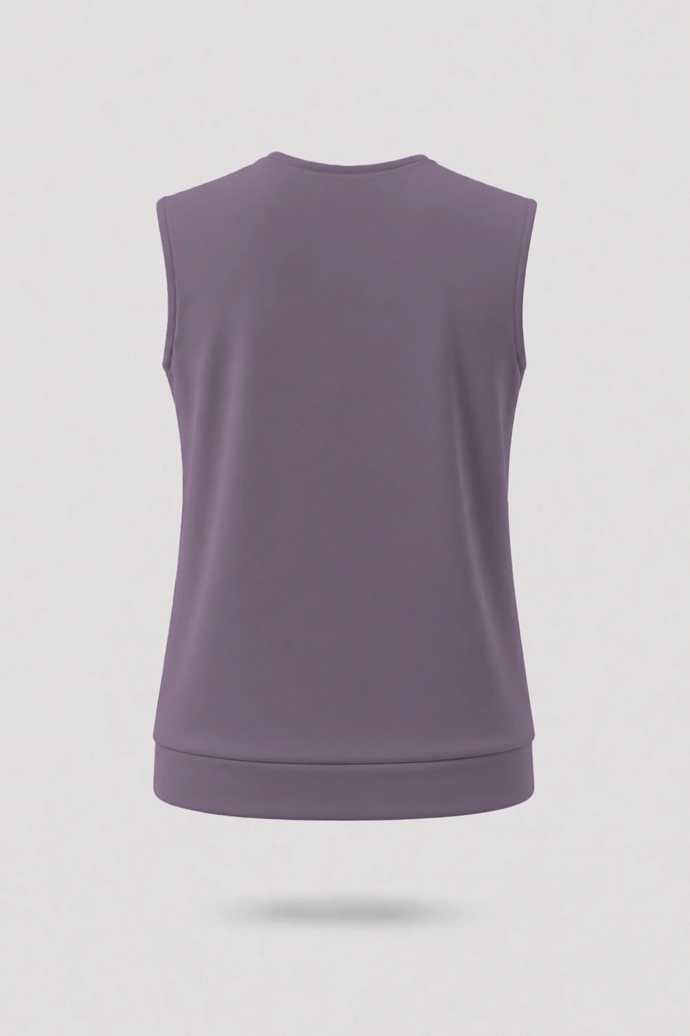 Cowl Neck Sleeveless Top - Dusty Mauve