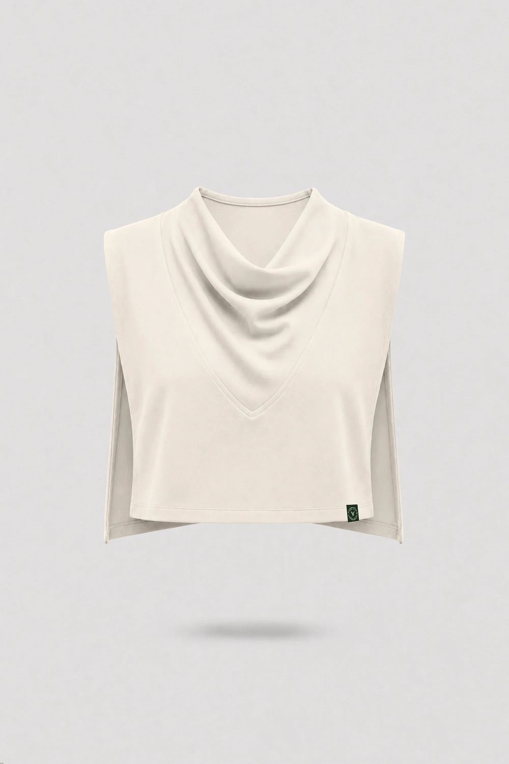 Cowl Neck Layering Top - Soft Ivory