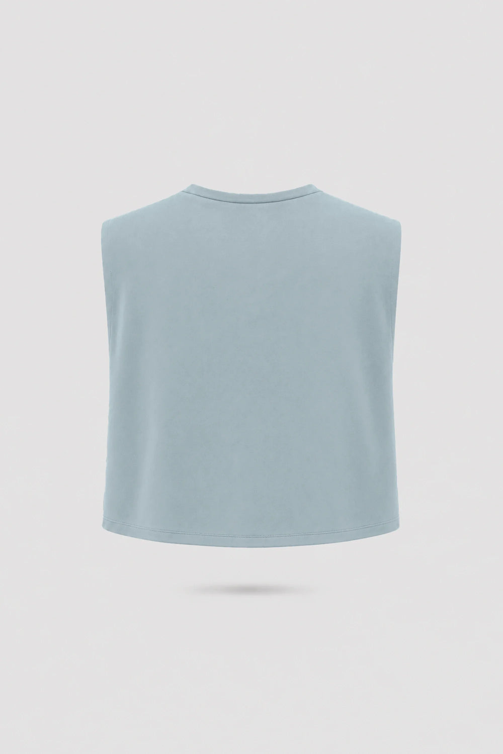 Cowl Neck Layering Top - Misty Blue