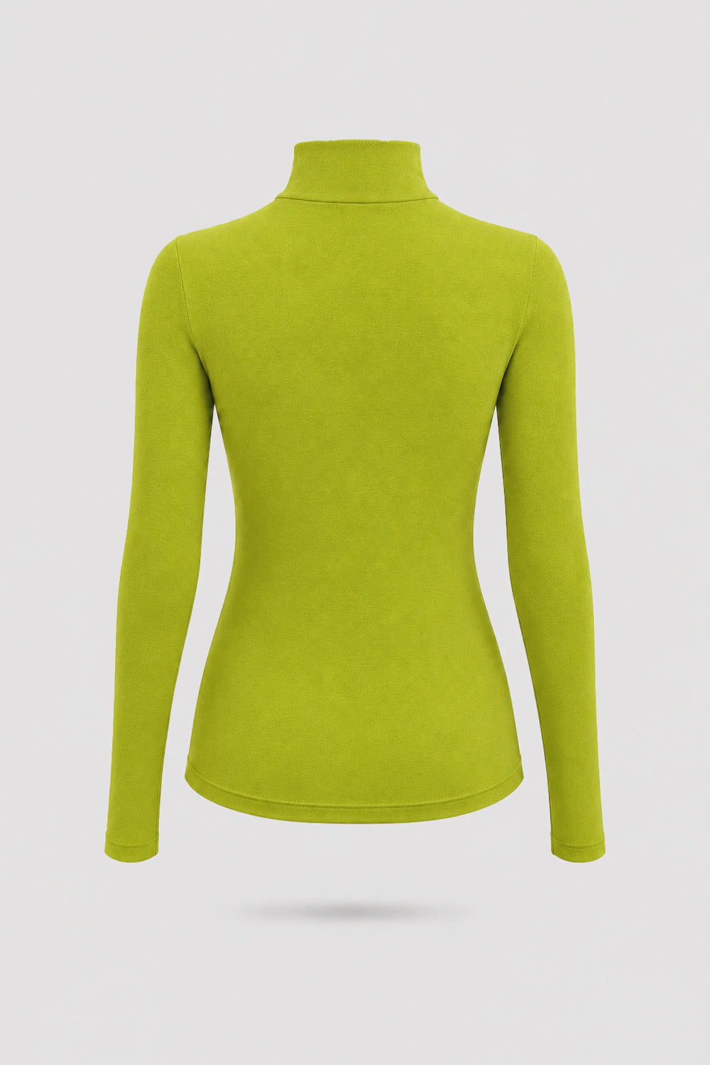 Luxe Stretch Turtleneck - Olive Green