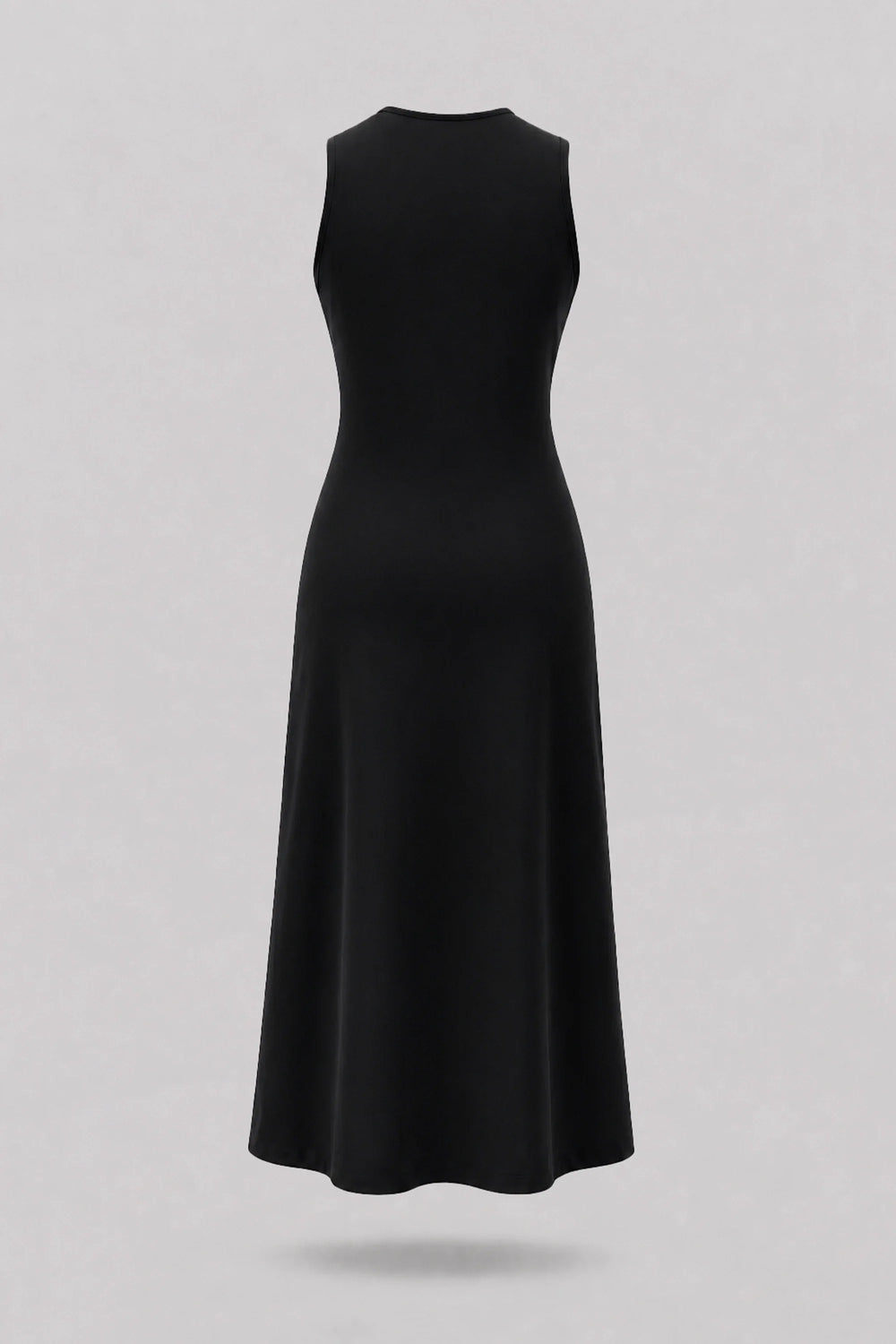 Cowl Neck Maxi Dress - Midnight Black