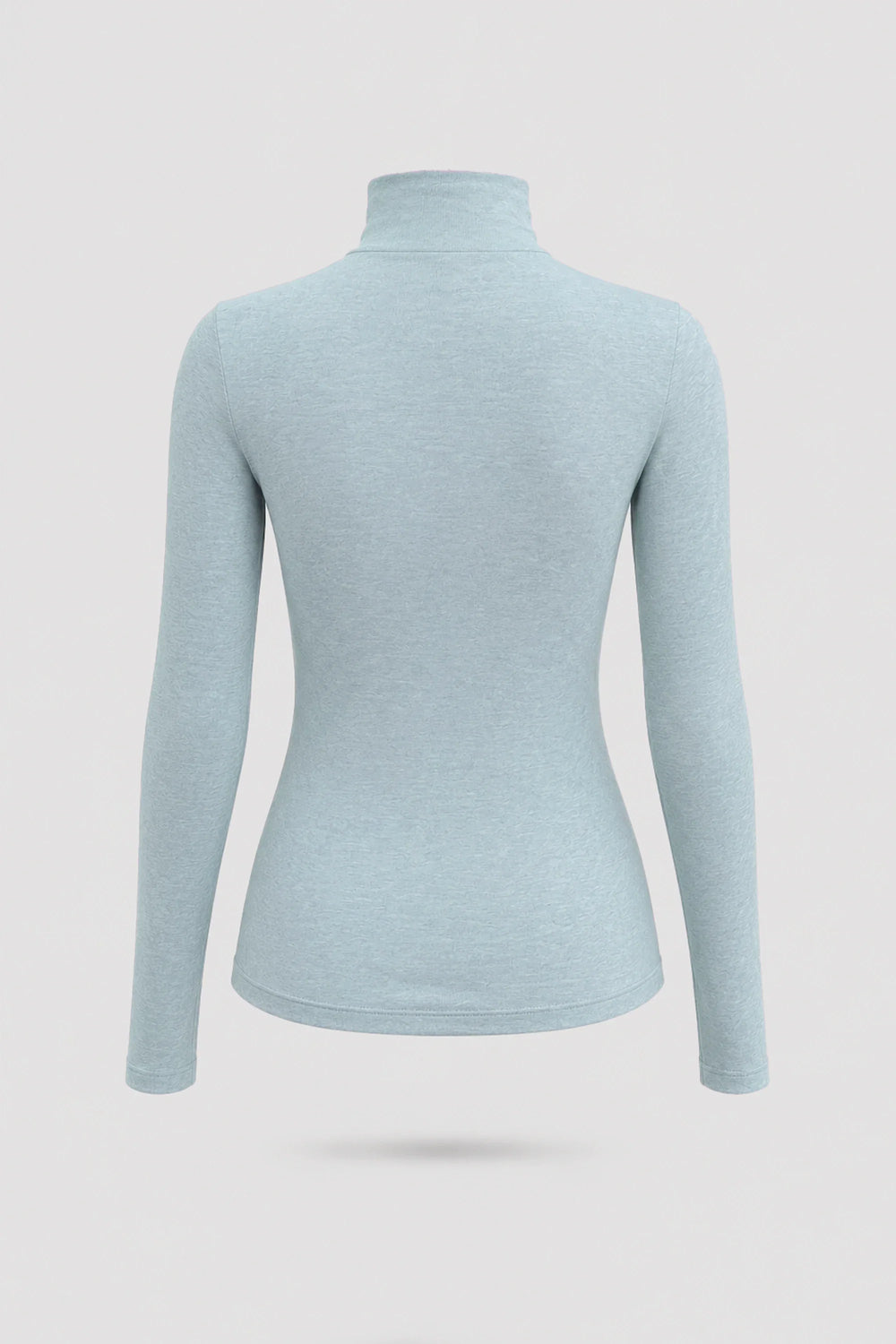 Luxe Stretch Turtleneck - Ice Blue