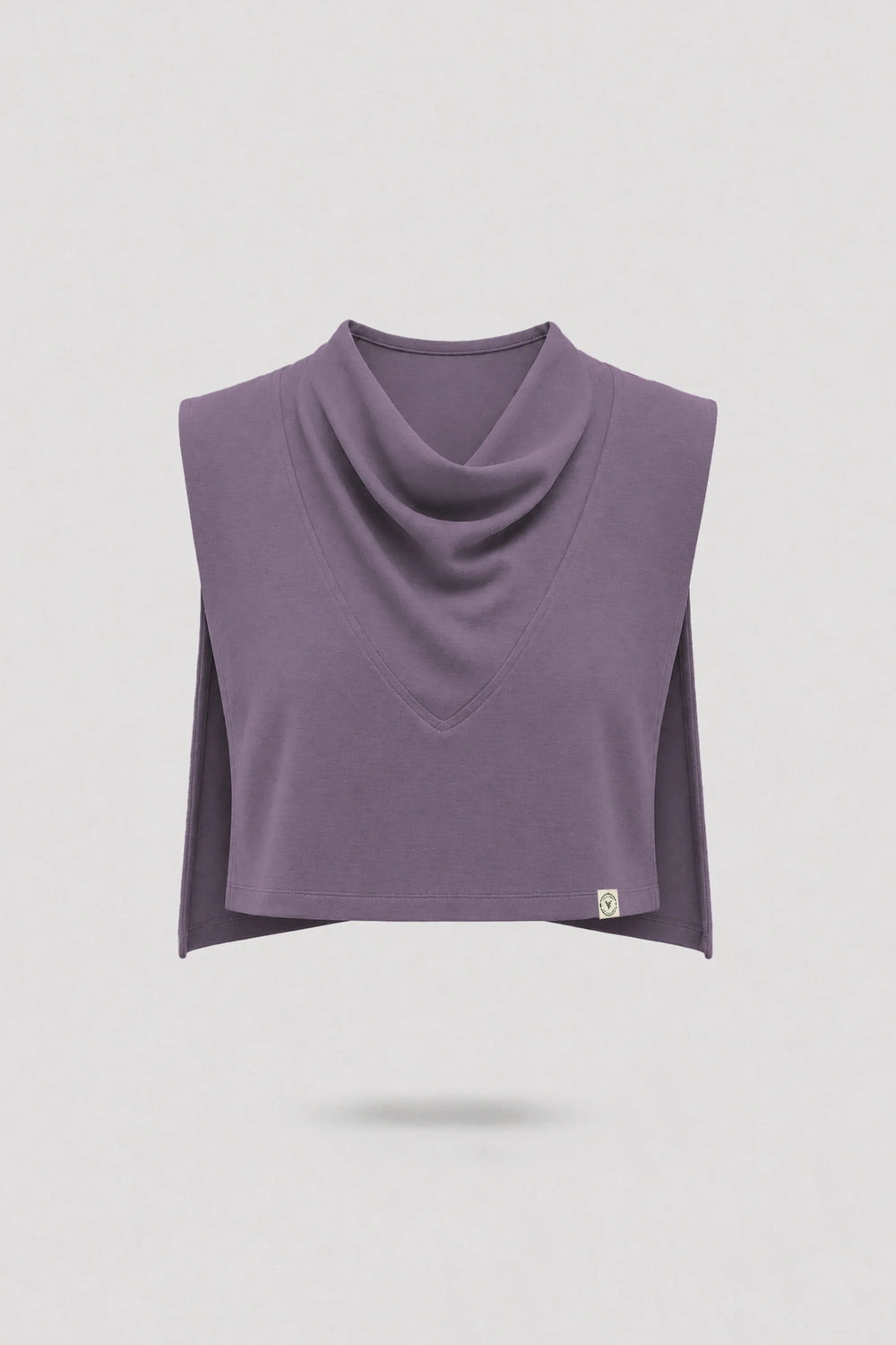 Cowl Neck Layering Top - Dusty Mauve