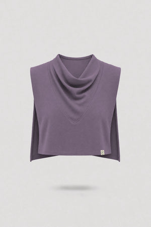 Cowl Neck Layering Top - Dusty Mauve