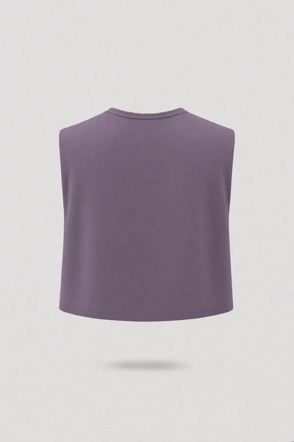 Cowl Neck Layering Top - Dusty Mauve