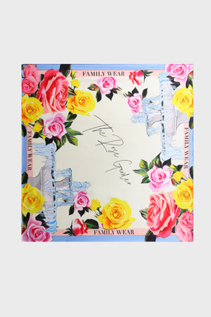 Double-Sided Printed Silk Scarf – 76×76cm