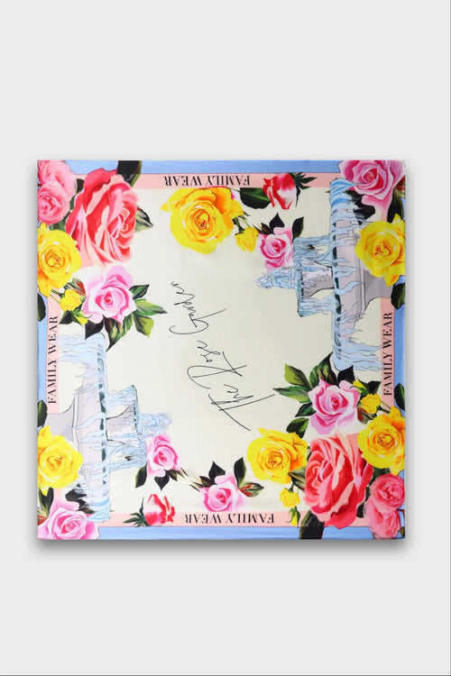 Double-Sided Printed Silk Scarf – 76×76cm