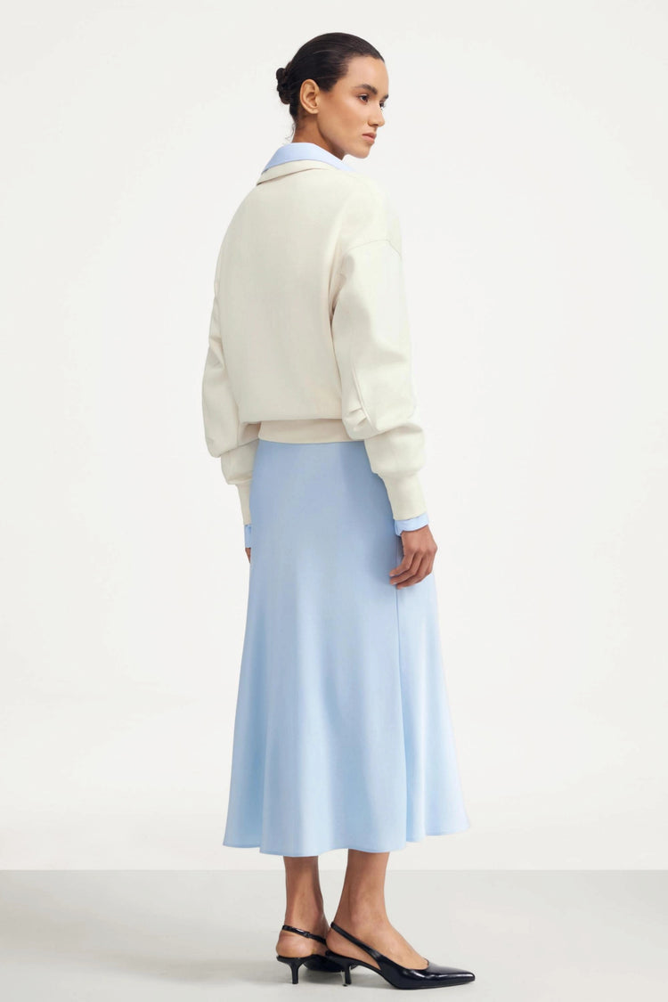 The Elevated Collared Pullover - Vanilla Cream