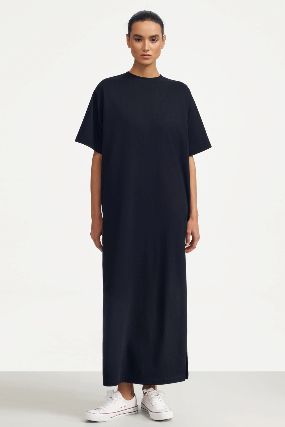 Essential Tee Dress - Jet Black