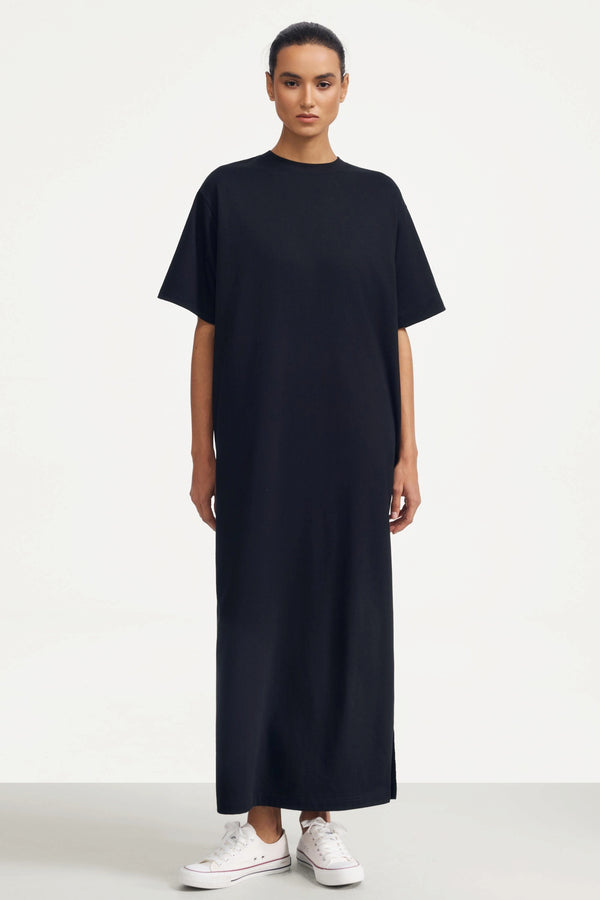 Essential Tee Dress - Jet Black