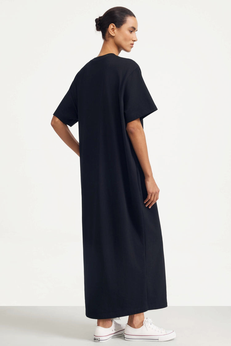 Essential Tee Dress - Jet Black