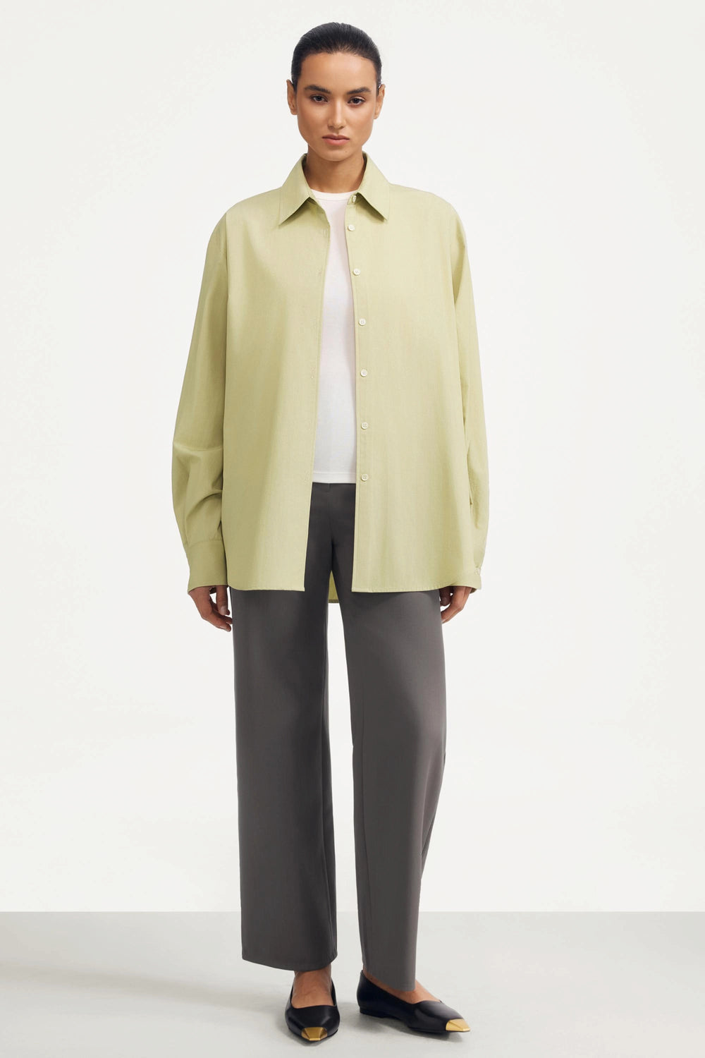 Everyday Oversized Button-Down - Buttercream