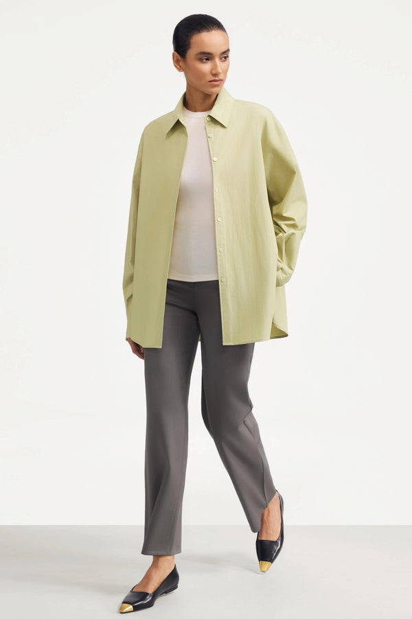 Everyday Oversized Button-Down - Buttercream