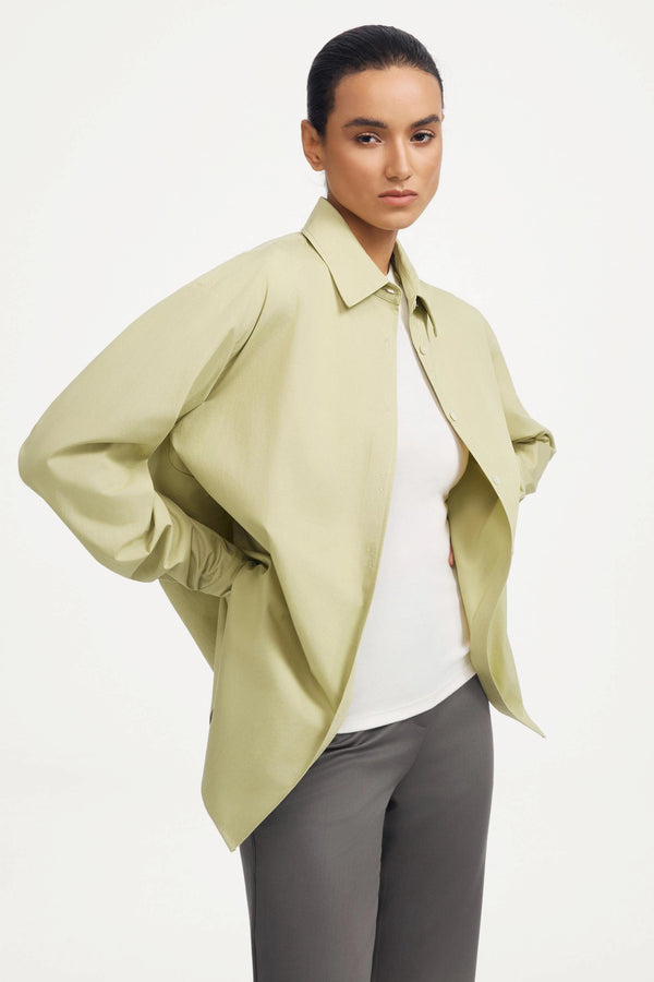 Everyday Oversized Button-Down - Buttercream