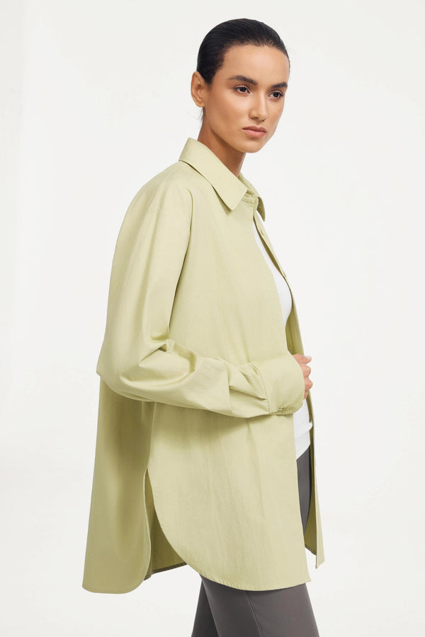 Everyday Oversized Button-Down - Buttercream