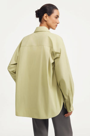 Everyday Oversized Button-Down - Buttercream