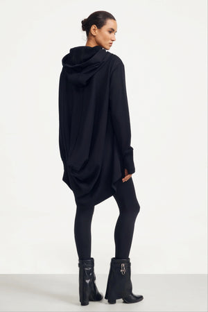 Everyday Oversized Button-Down - Onyx Black