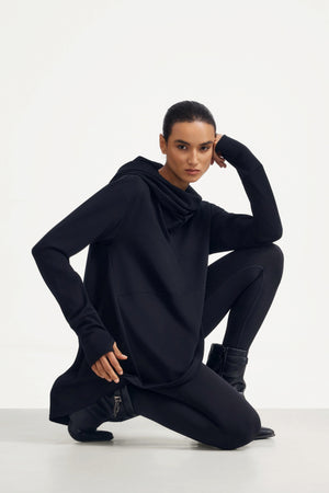 Everyday Oversized Button-Down - Onyx Black