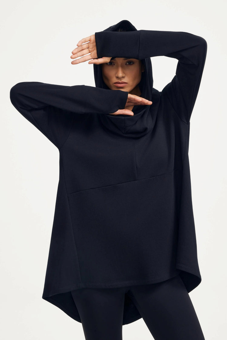 Everyday Oversized Button-Down - Onyx Black