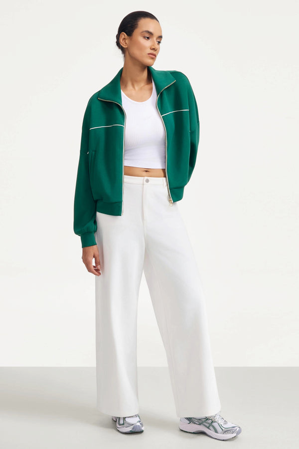 The Refined Track Jacket - Deep Teal