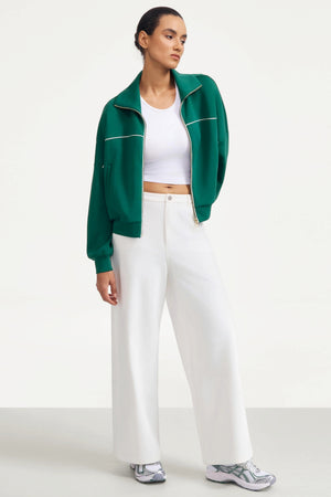 White Wide-Leg Denim - Classic White