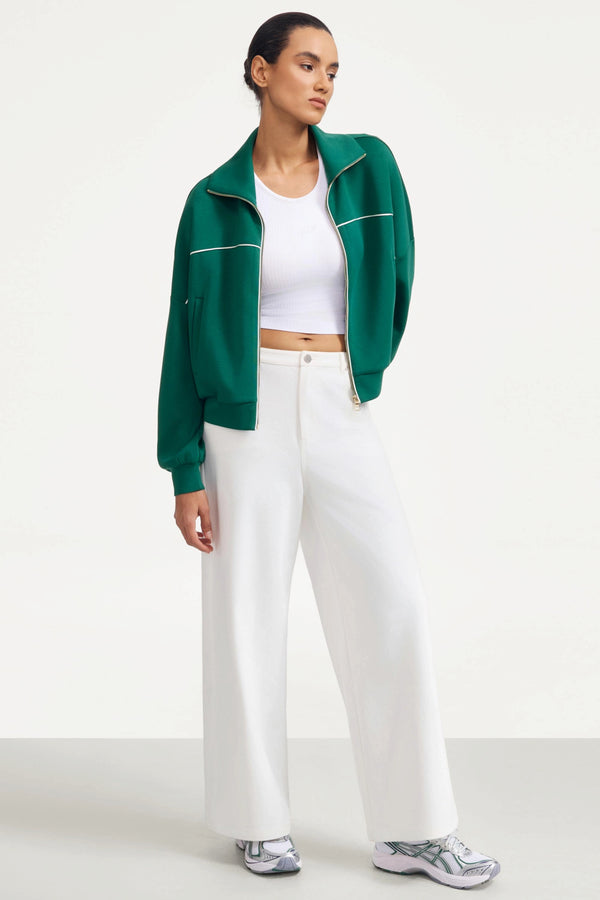 White Wide-Leg Denim - Classic White