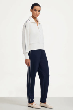 Women’s Half-Zip Lounge Pullover - Soft Ivory