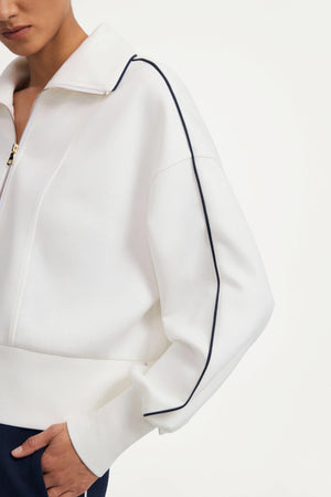 Women’s Half-Zip Lounge Pullover - Soft Ivory