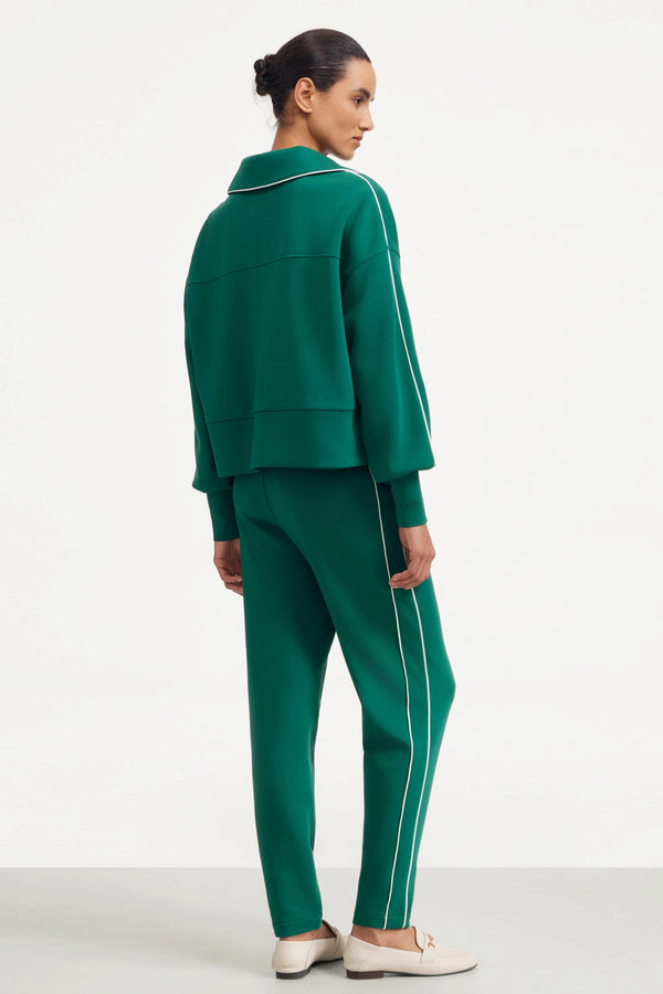 Women’s Half-Zip Lounge Pullover - Deep Teal