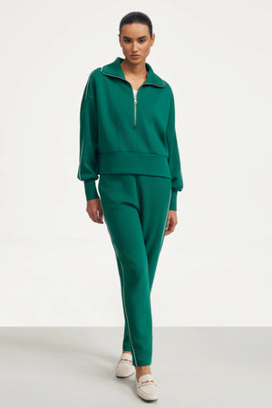 The Refined Track Pant - Deep Teal