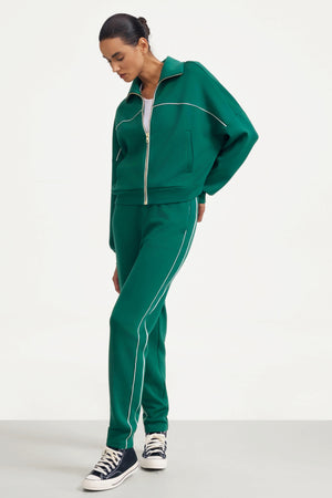 The Refined Track Pant - Deep Teal