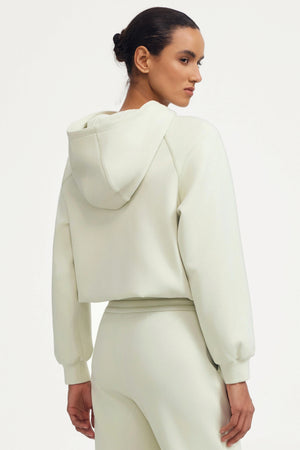 Women's Luxe Fleece Hoodie - Pistachio Cream