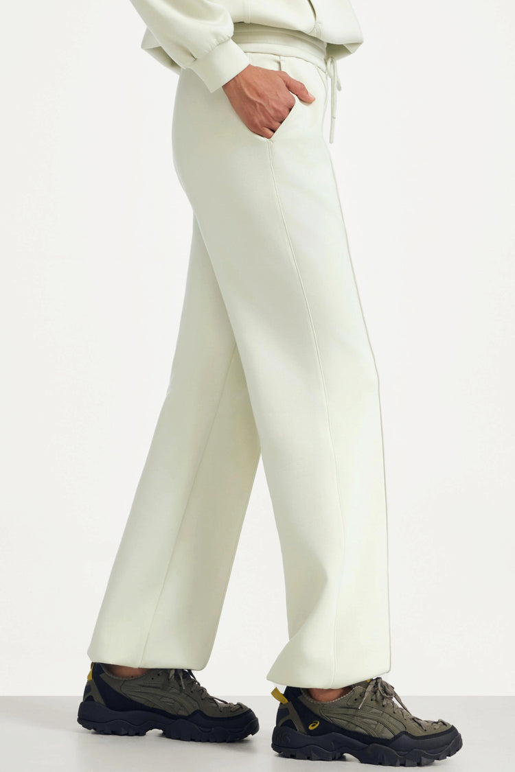 Women's Luxe Wool Blend Jogger - Pistachio Cream