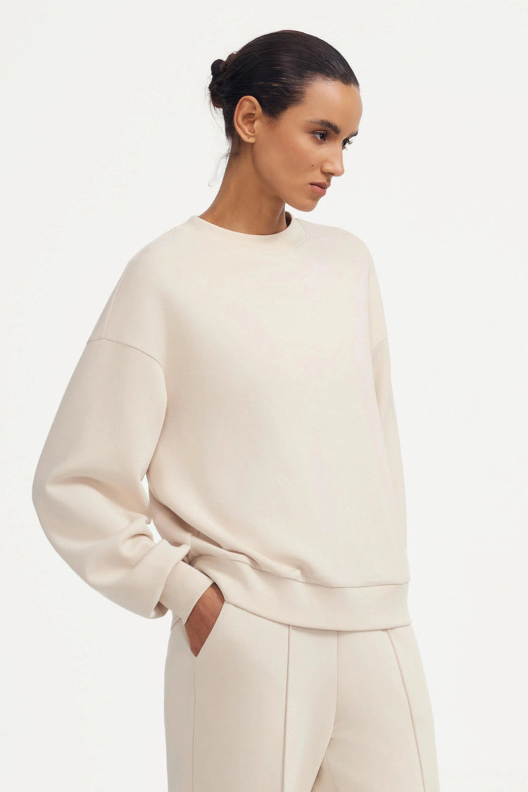 The Essential Crewneck - Soft Sand