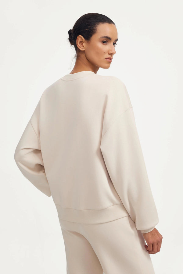 The Essential Crewneck - Soft Sand