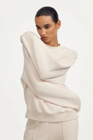 The Essential Crewneck - Soft Sand