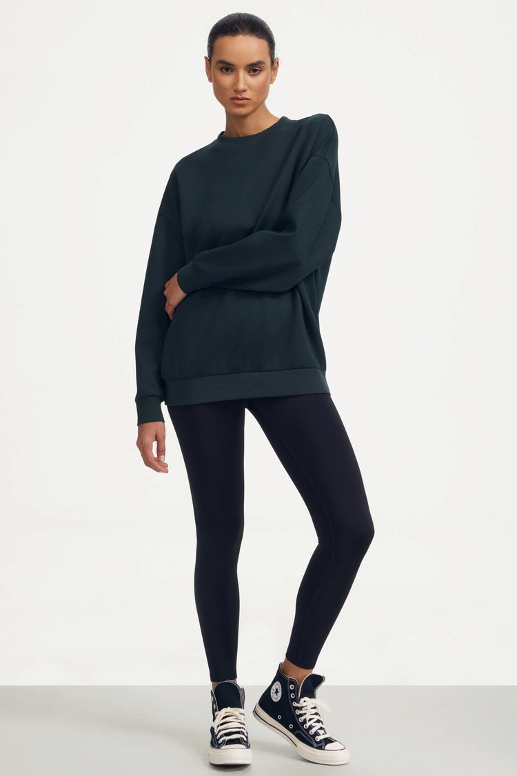 The Oversized Crewneck - Deep Forest