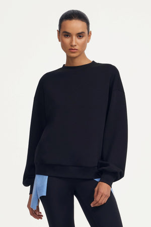 The Essential Crewneck - Onyx Black