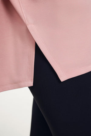 The Off-Duty Boatneck Top - Soft Blush
