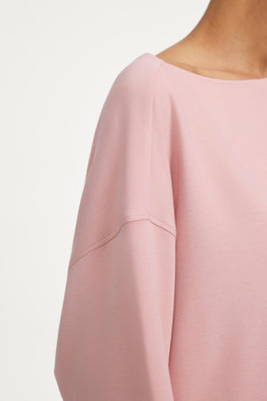 The Off-Duty Boatneck Top - Soft Blush